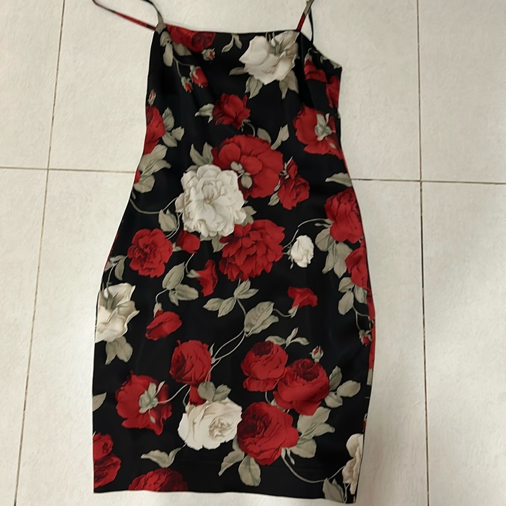 Cocktail dress (very Dolce Gabbana) in satiny fabric xs